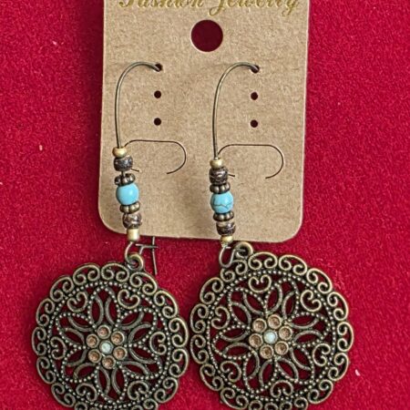 Oval Filigree Earring