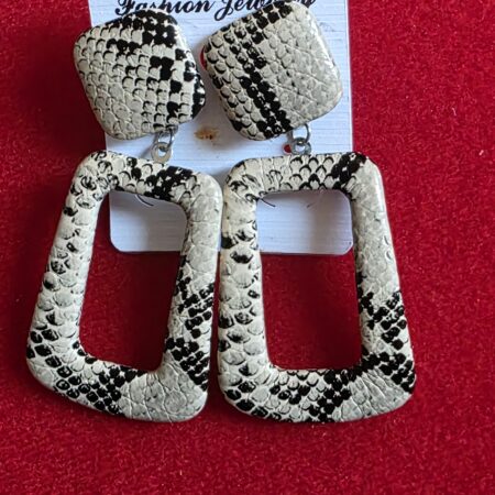 Geometric Dangle Drop Statement Earring