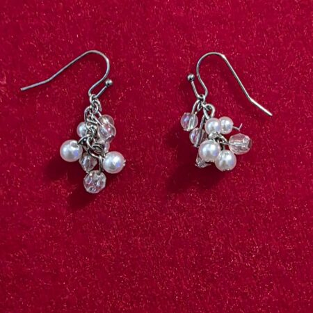 Silver Recon Drop Dangle earrings